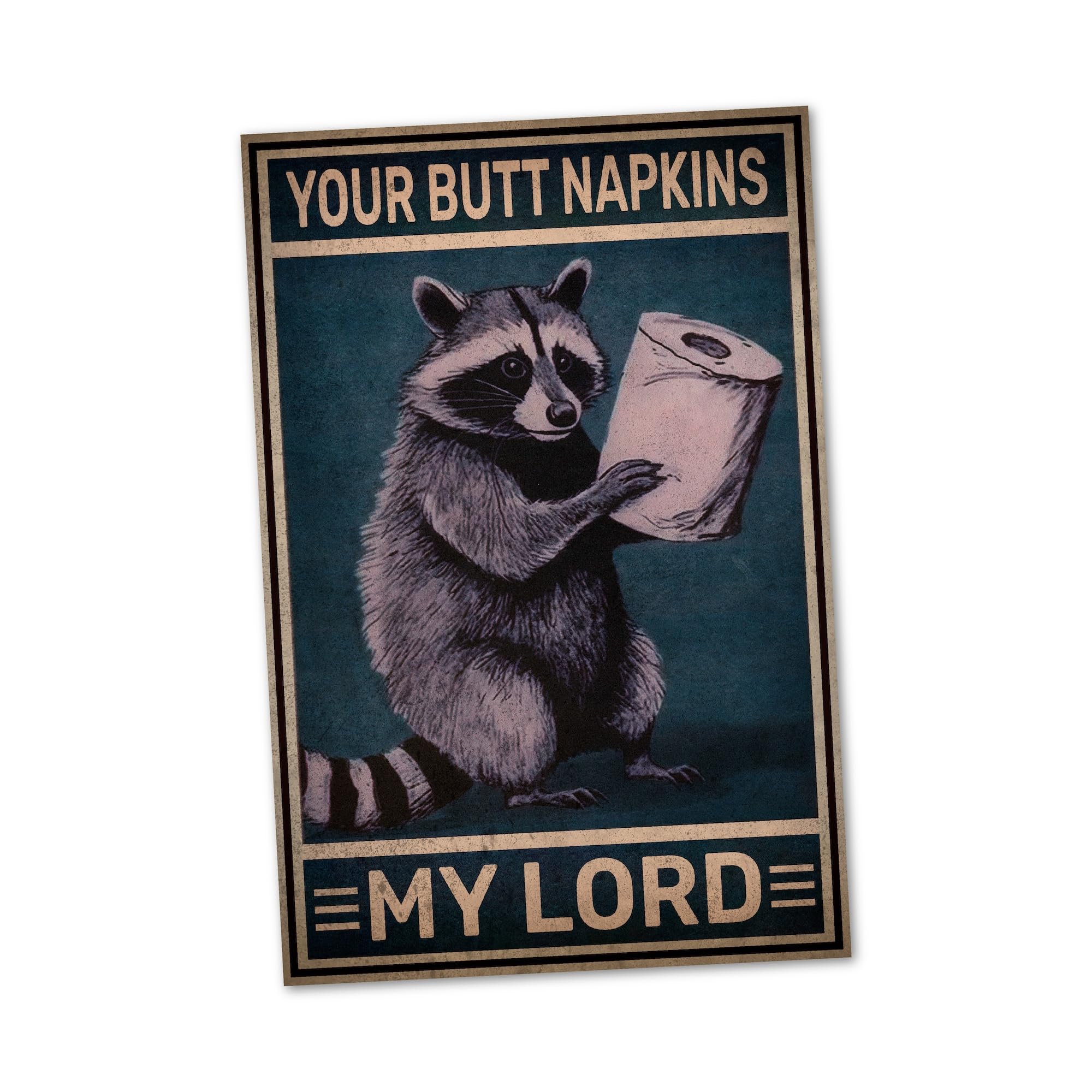 Soobsoo Your Butt Napkins My Lord Sign Funny Gift Idea For Toilet And Bathrooms 20 X 30 Cm Forex In 3 Mm Thickness