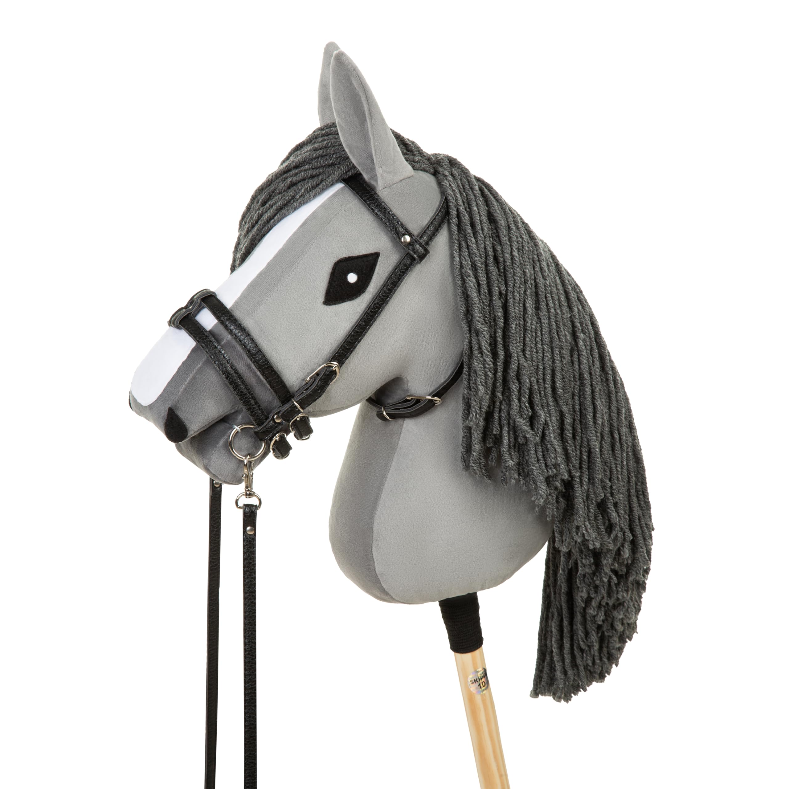 SKIPPI Ogłowie dla Hobby Horse - Czarne, Wodze, Wędzidło, Hobby Horse Akcesoria, do Konia A3