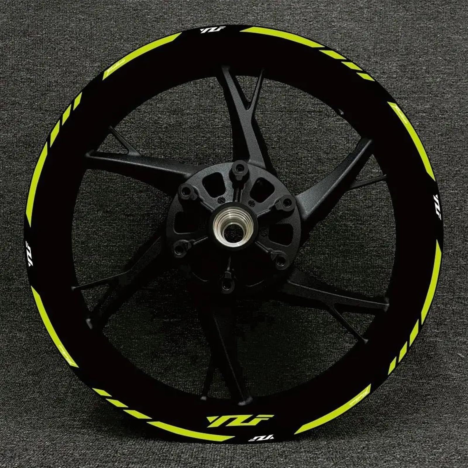 Motorcycle Reflective Wheel Stickers Rim Decal for Yamaha R1 R15 R125 R6 R7 MT-09 MT09 MT07 MT10 for Tracer(Color5)