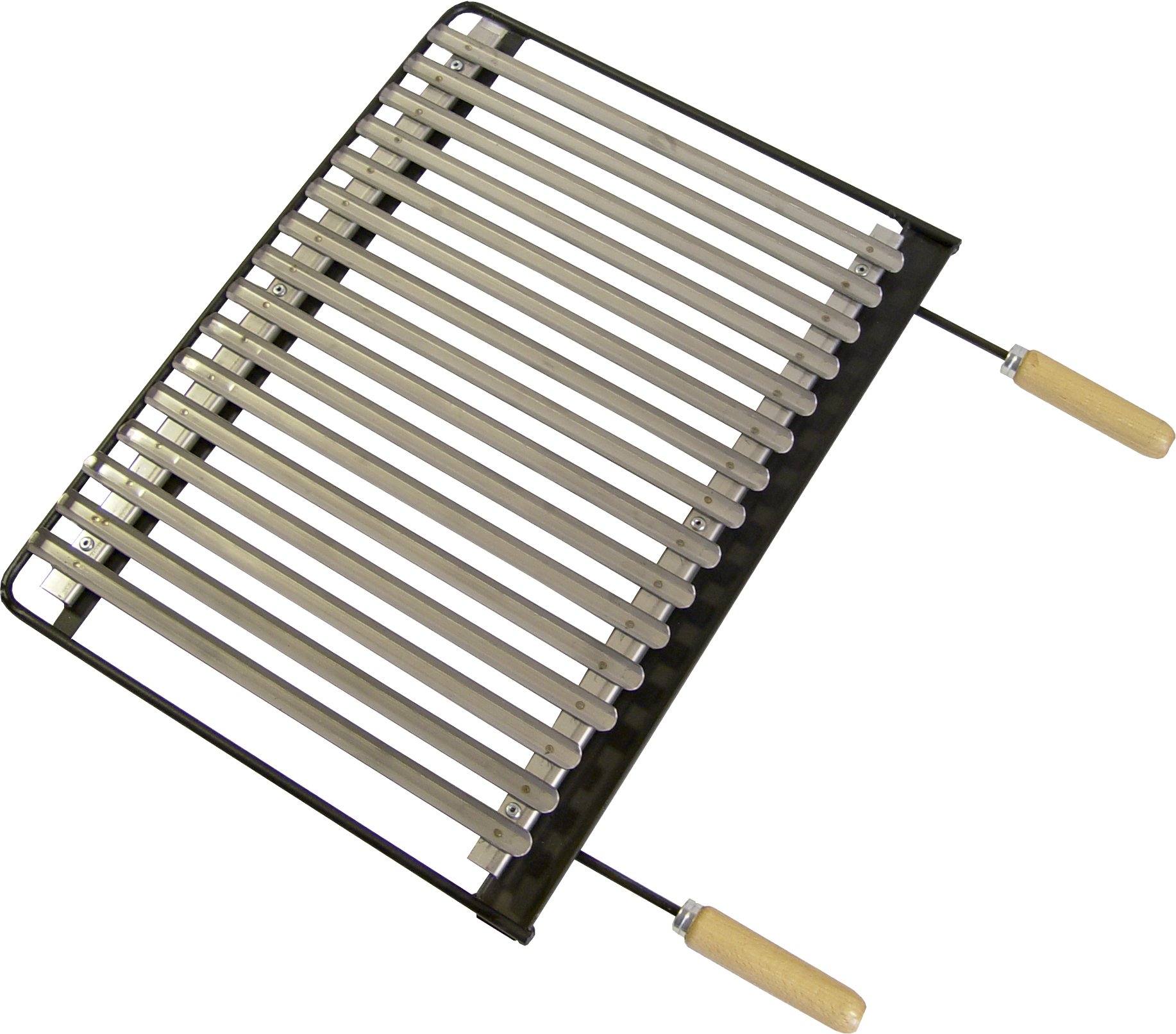 Imex El Zorro – Parrilla Barbacoa Acero Inoxidable | 62x41 cm | Resistente a la Corrosión y Fácil de Limpiar | Compatible con Barbacoas de Carbón, Leña y Gas