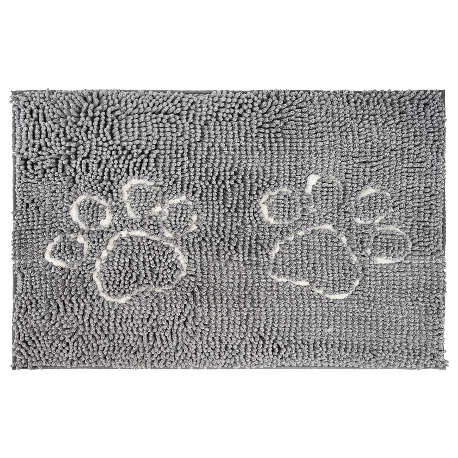 COTTON CRAFT Hunde-Fußmatte Für Schlammige Pfoten – Ultra Saugfähige, Rutschfeste & Weiche Pfotenmatte