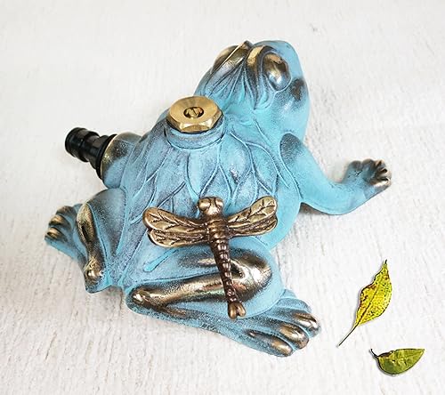 Miniatura 8 de Rociador decorativo de latón para césped y jardín, con una pequeña libélula en la parte posterior