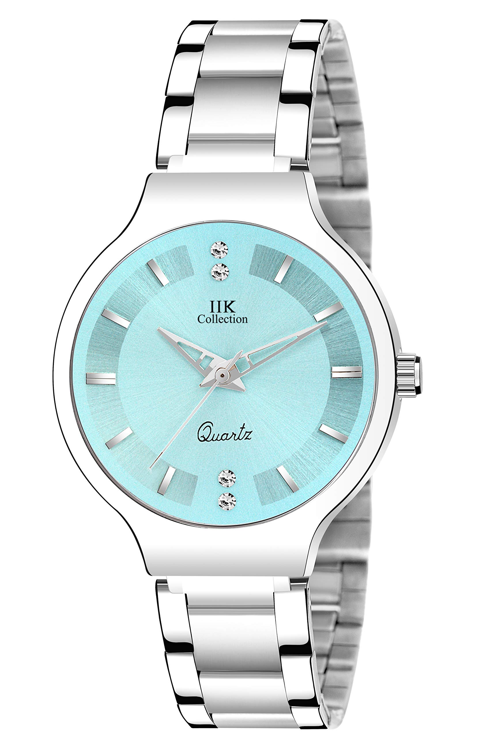 See full amazon price history chart for IIK COLLECTION Analogue Green Dial Silver Bracelet Girls & Womens Wrist Watch (Iik-3045W, Stainless Steel) IIK COLLECTION Analogue Green Dial Silver Bracelet Girls & Womens Wrist Watch (Iik-3045W, Stainless Steel) (B08QW1GN8S) Amazon Price History, Amazon Price Tracker