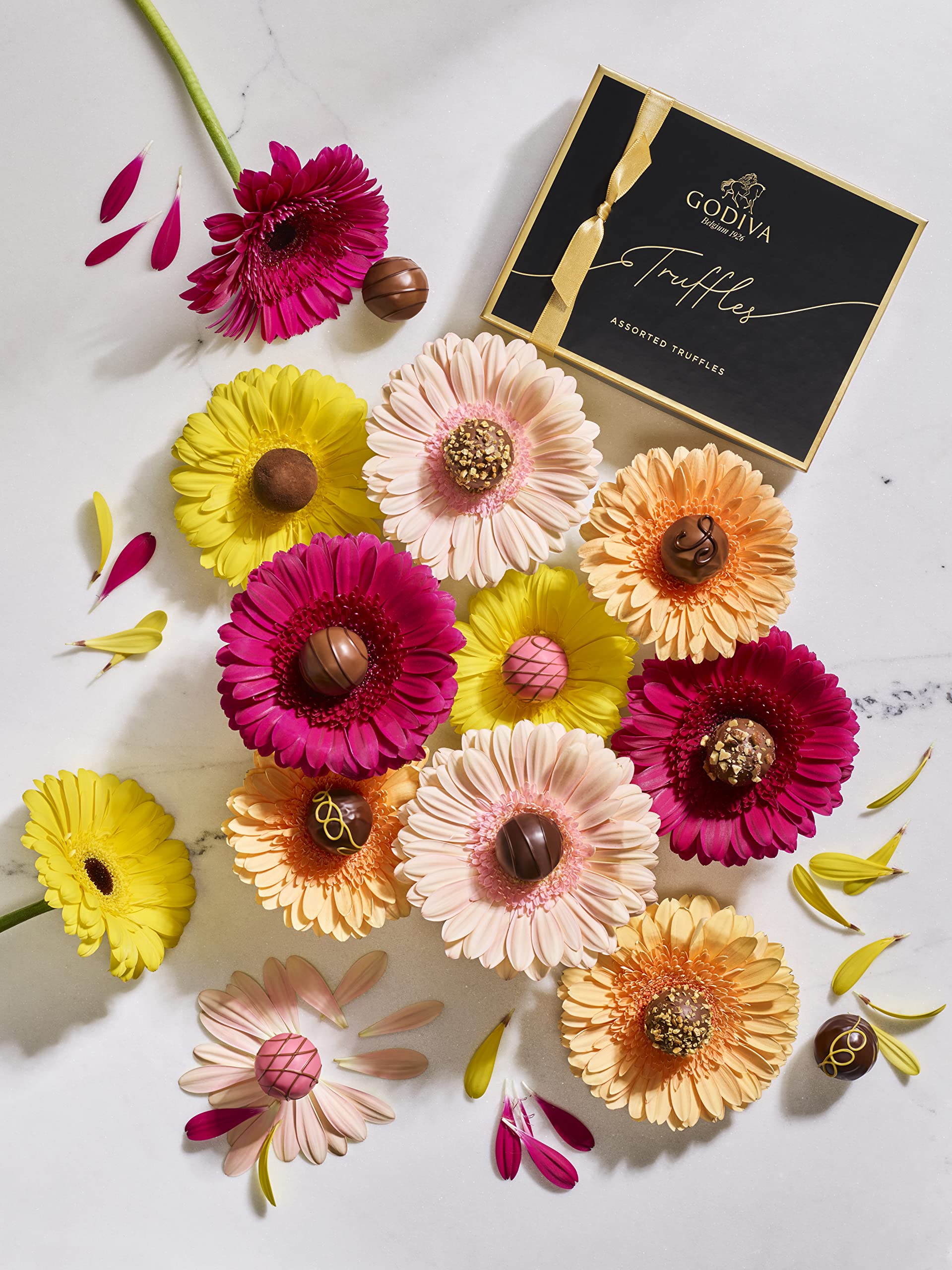 Godiva Chocolatier Signature Truffles Assorted Chocolate Gift Box, 12