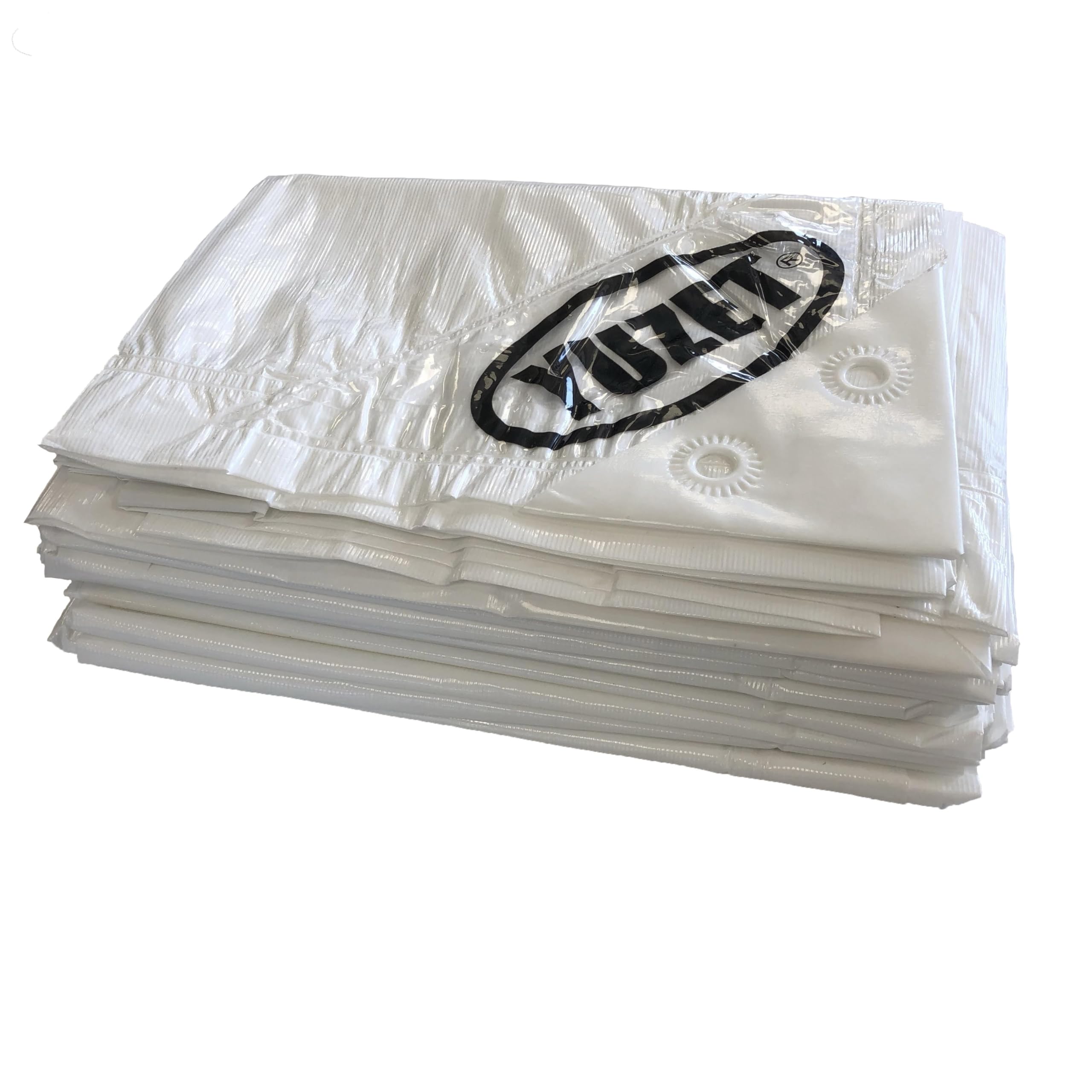 Yuzet White 1.8M X 2.4M Reinforced Tarpaulin - 120Gsm - Extra Tough