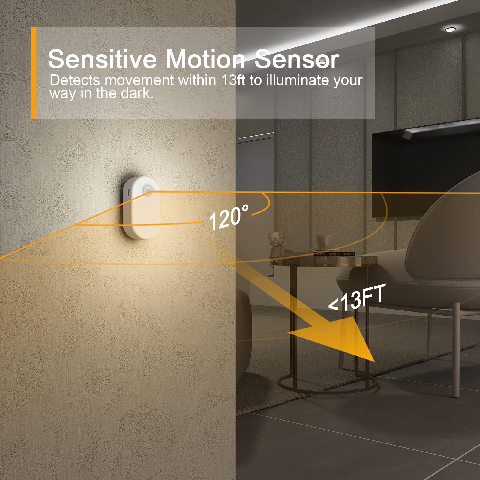 Under Cabinet Lighting Motion Sensor Closet Light40 LEDs Wireless With