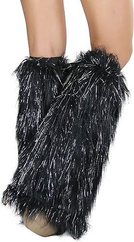 Miniatura 2 de ToBeInStyle Calentadores de piernas con purpurina para mujer