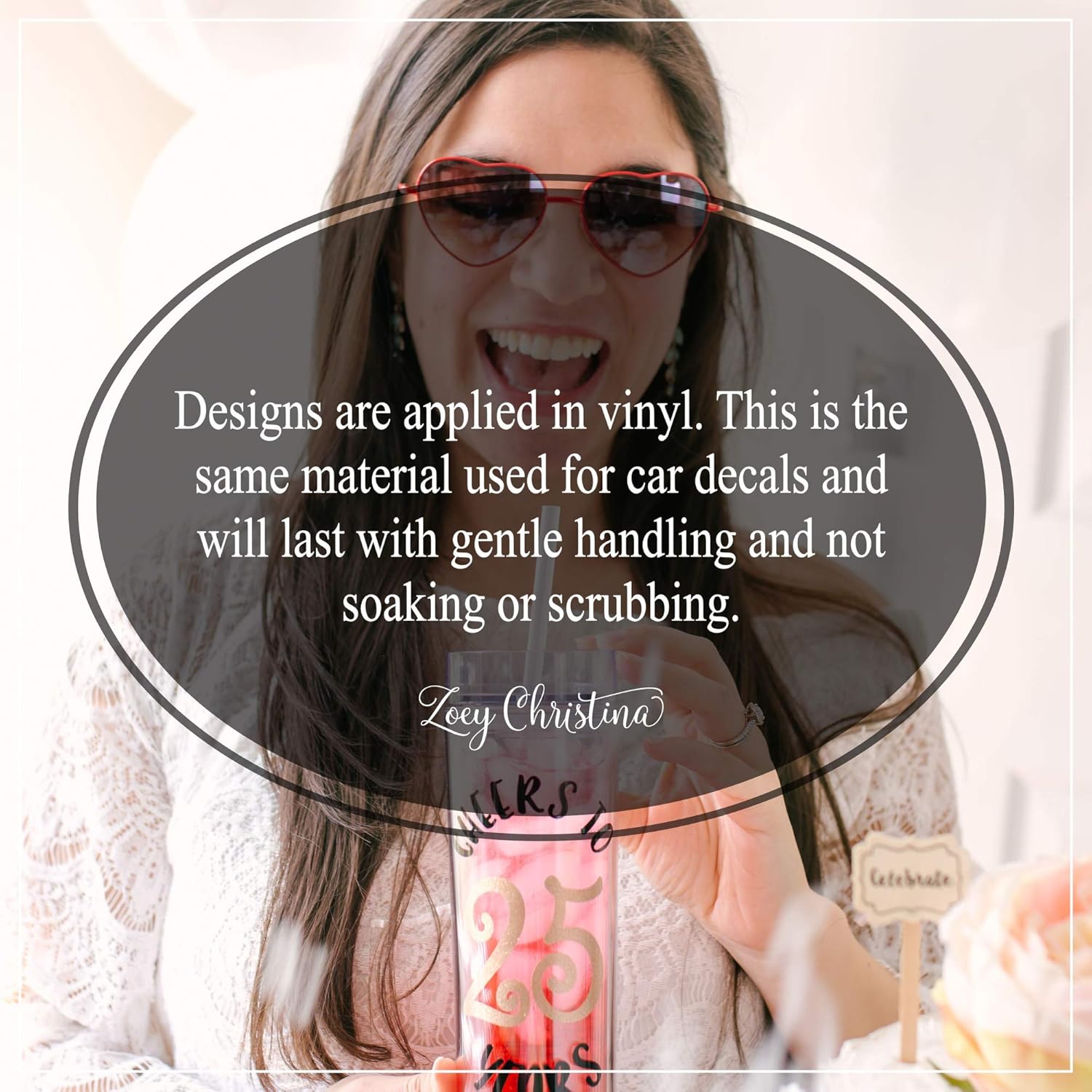 Thirty Stemless Wine Glass Gold 30th Birthday Gift for Women 0008 - Image 9