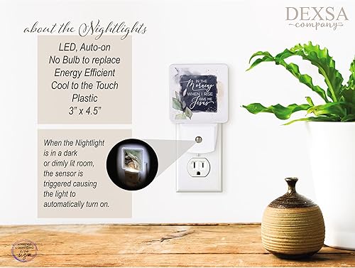 Miniatura 7 de Dexsa Luz nocturna LED de encendido y apagado automático, automática y segura, ilumina y añade el toque perfecto a cualquier habitación  Deja que tu