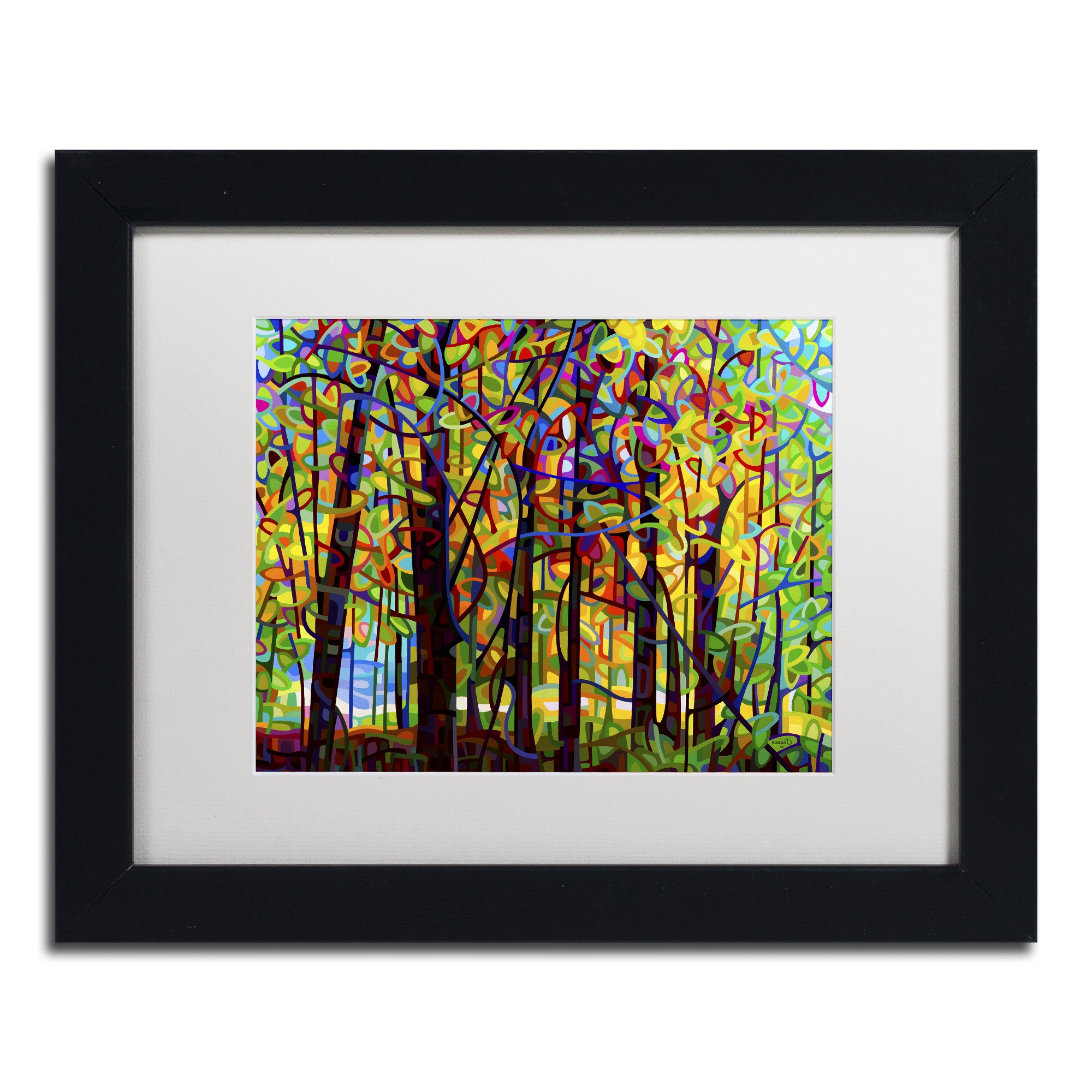 Standing Room Only by Mandy Budan Frame, 11" x 14", White Matte