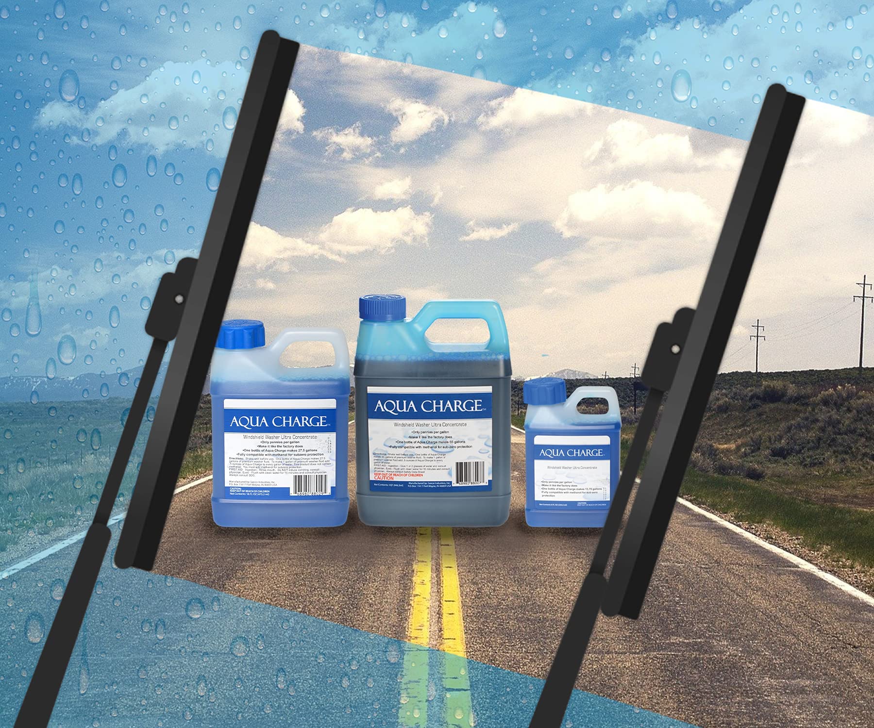 Aqua Charge Windshield Washer Ultra Concentrate, 1