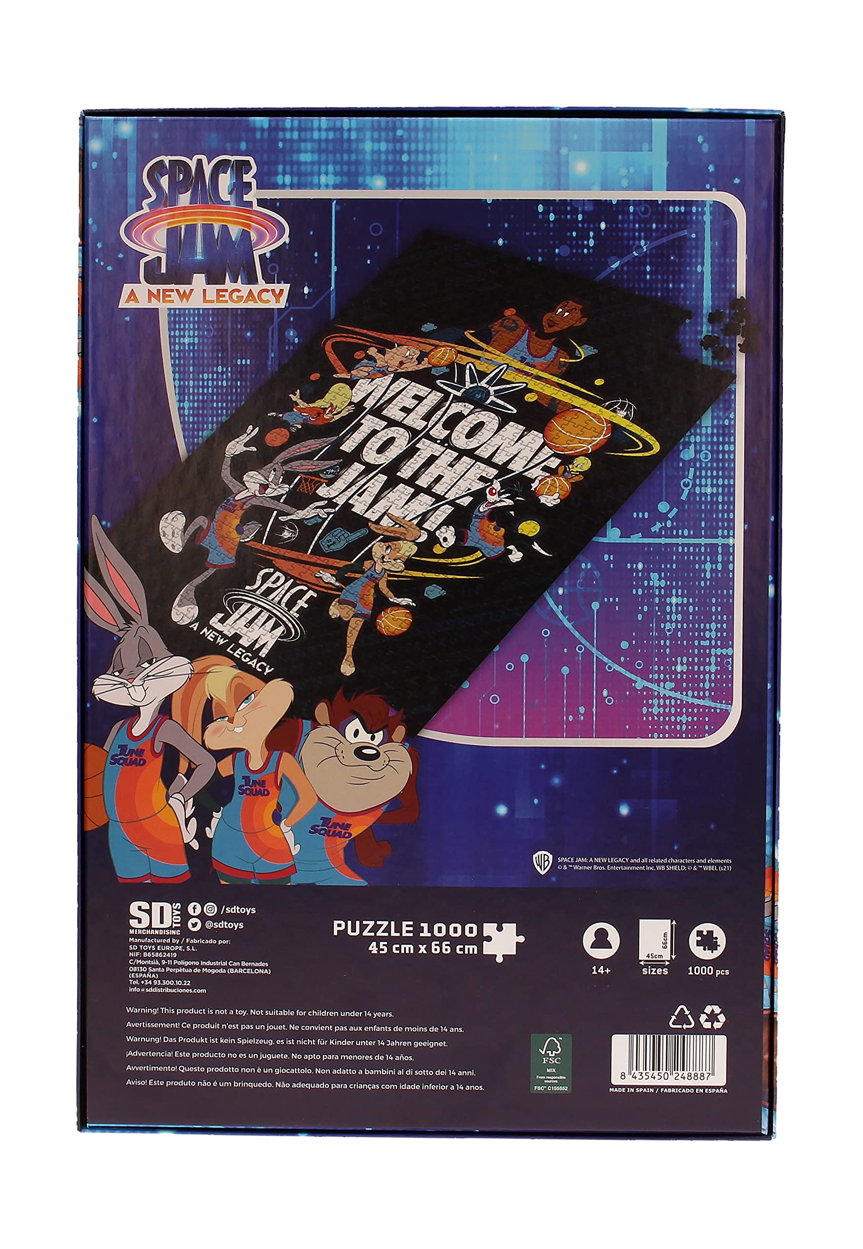 SD toys- Puzzle 1000 Pezzi, Colore, SDTWRN24889