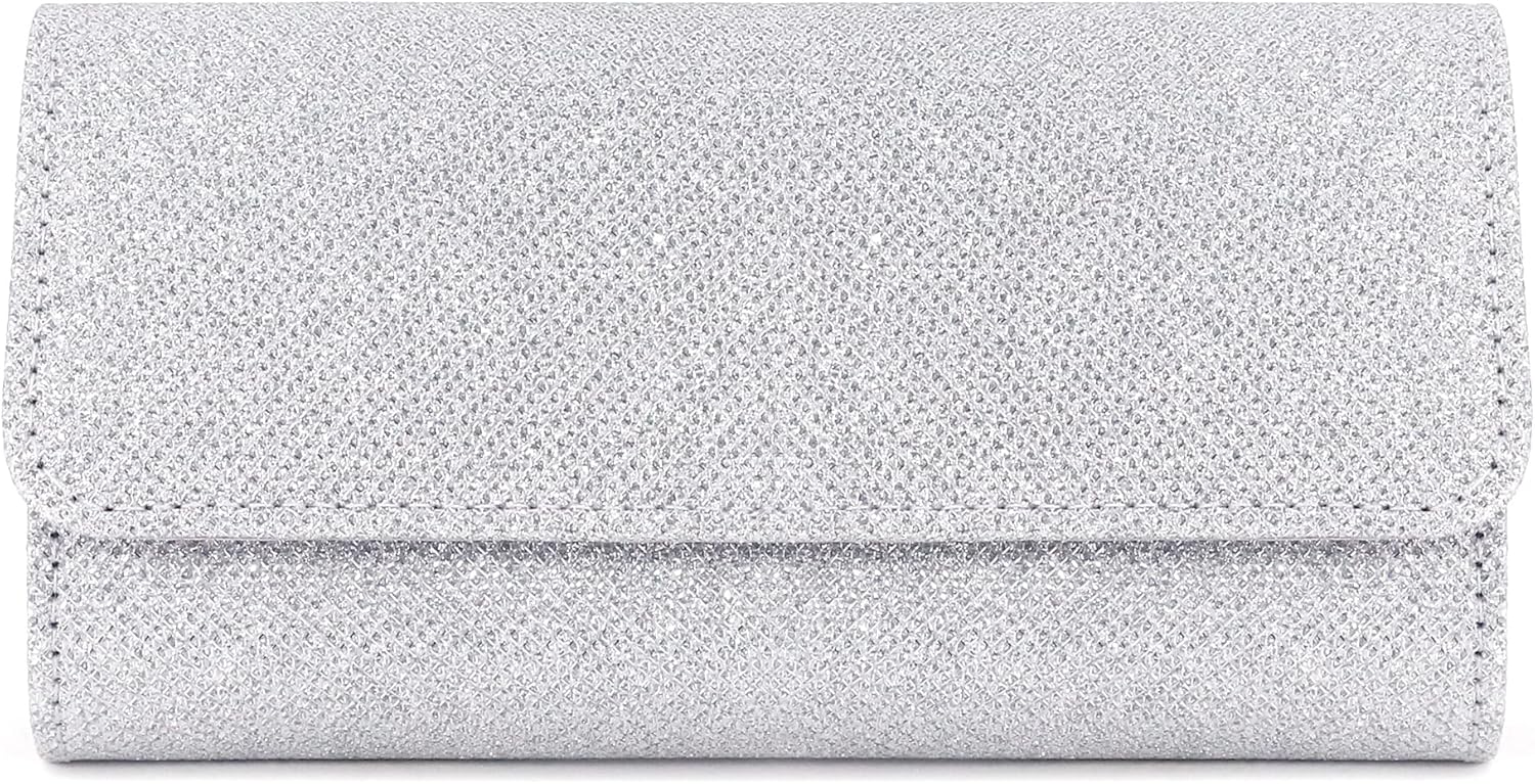 Miniatura 2 de Naimo - Deslumbrante bolsa pequeña de solapa con cadena desmontable para eventos nocturnos