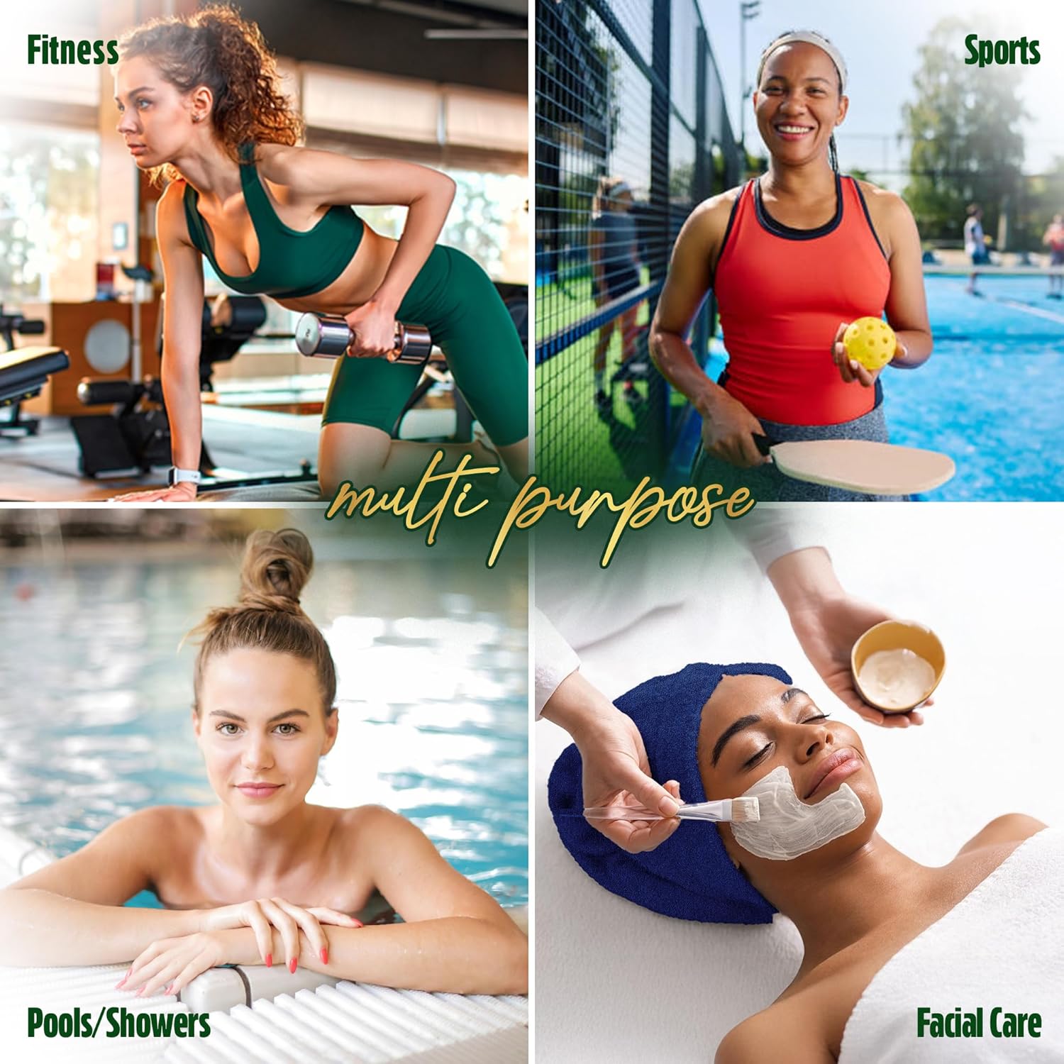 Pearl Linens Pack of 24 100% Cotton Hand Towels, Salon Towels for Spa, Gym and Bathroom Use, Hair Towels in Bulk, Soft, Absorbent, Quick Dry & Machine Washable, 16x27 inches, Royal Blue - Image 8