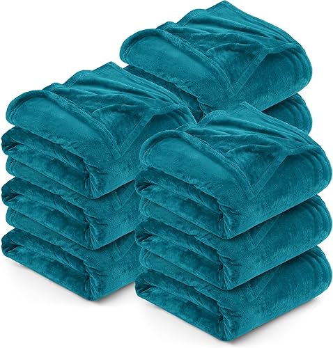 Vista 22 de Utopia Bedding - Manta de vellón de lujo, mullida, antiestática; manta de suave microfibra de 8.8 oz/yd² (300 g/m²) para cama; tamaño matrimonial