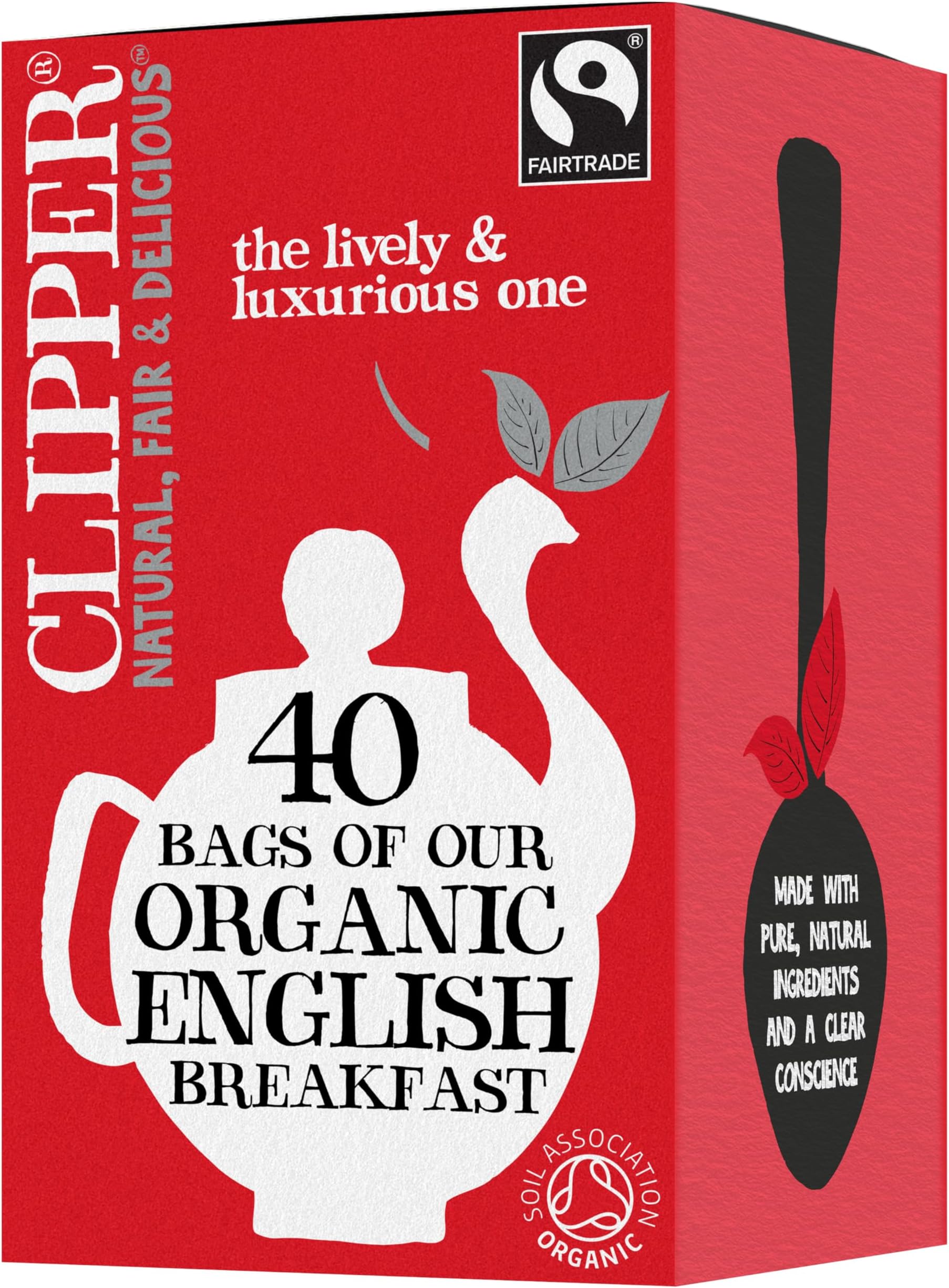 Organic English Breakfast Tea, 40 CT