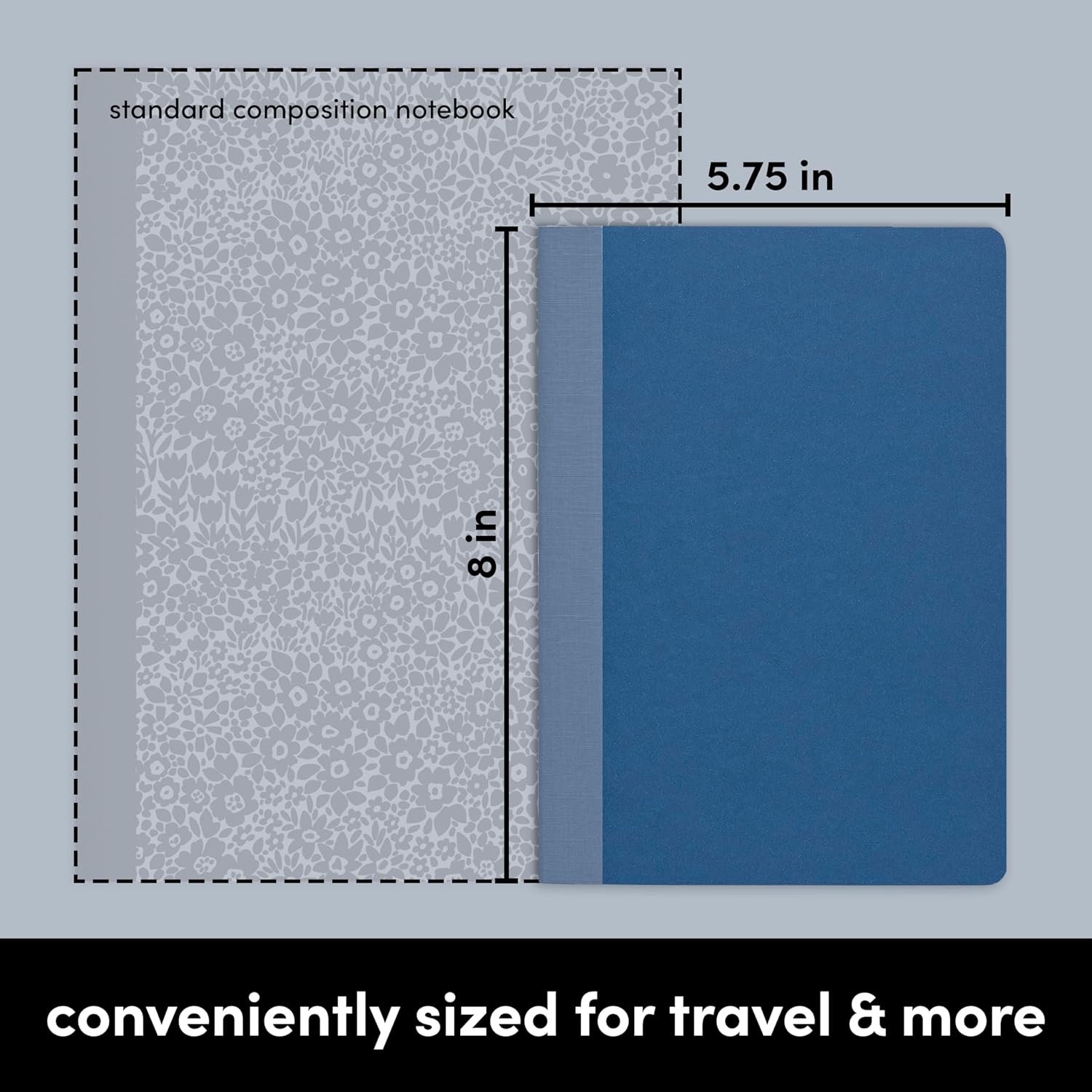 PAPERAGE 32-Pack Composition Notebook Journals, 60 Pages, 4 Color Covers with College Ruled Lined Paper, (Earth Tone), 5.75 in x 8 in – Small Notebooks for Kids, Travel, School, Office or School Supplies