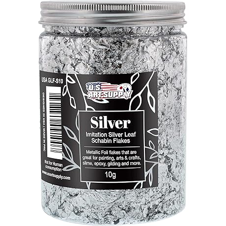 U.S. Art Supply Metallic Foil Flakes for Epoxy Resin