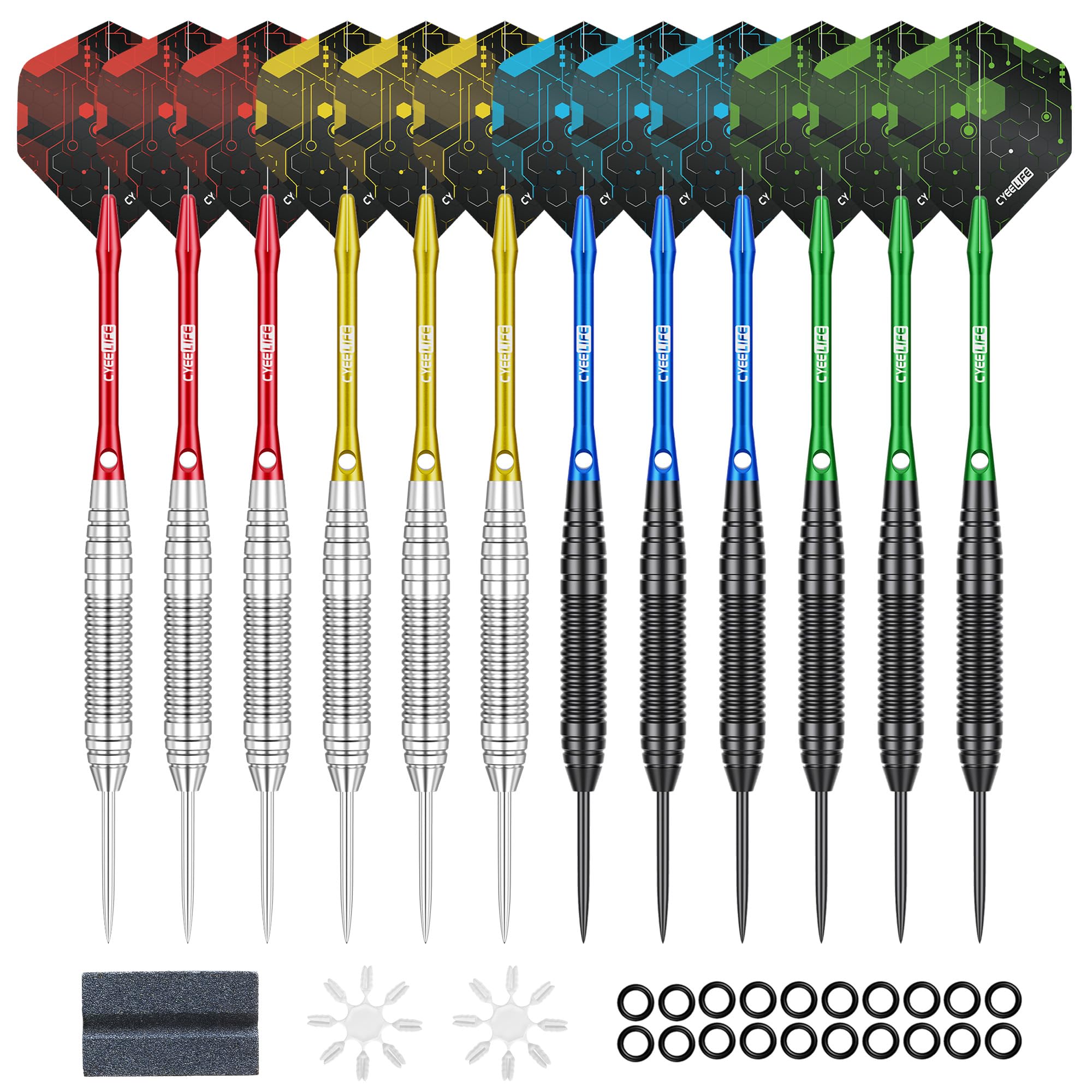 cyeelife fléchettes steel tip métal