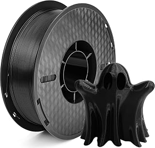 3D Printer Filament,Andplay Black 1.75mm PLA Filament for 3D Printer,1 KG Filament(2.2lbs,1115ft),Dimensional Accuracy ±0.02 mm,Fit Most FDM 3D Printer,Vacuum Moisture-Proof Packaging(Black 1-Pack)
