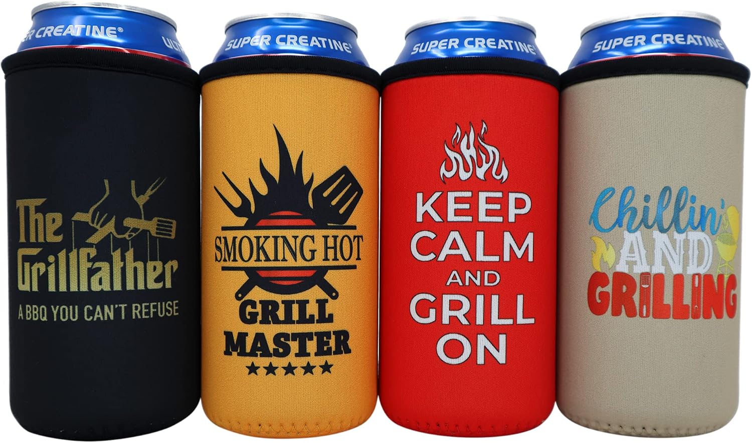 Funny Golfing 16oz Can Coolers - Fun Golf Cart Accessories Gifts for Men Who Have Everything or Want Nothing, 16 oz Tall Boy Can Cooler Insulated Sleeve, Golfer Gift Set Funny Tallboy Can Coolers