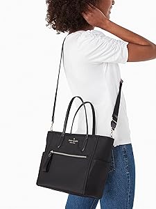 【kate spade】Chelsea Nylon Medium コスメ ポーチ ストライプ kate spade】Chelsea Nylon Medium コスメ ポーチ ストライプ