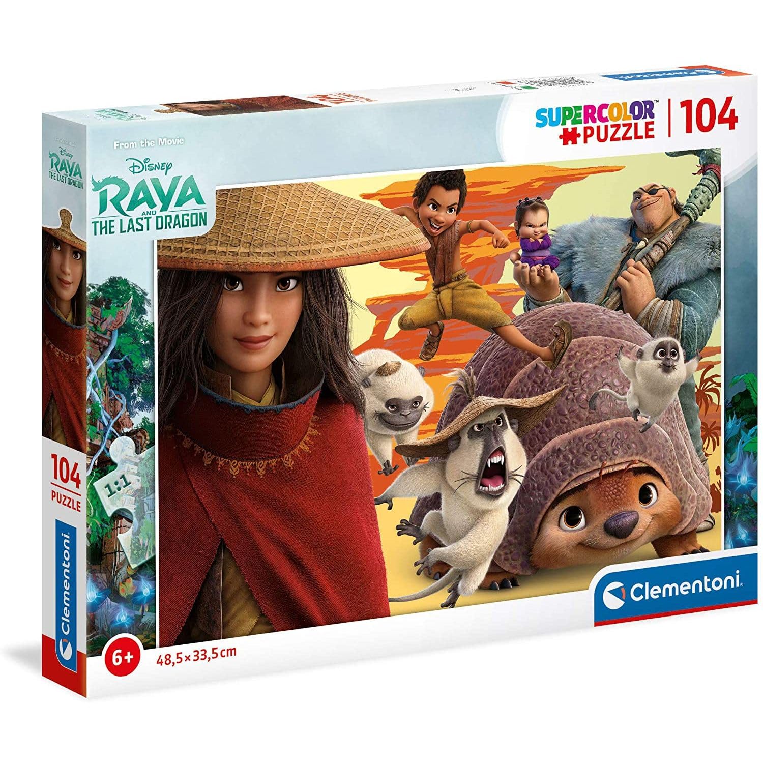 Clementoni, Italy Disney Raya-Puzzle de 104 Piezas, Color (27157)