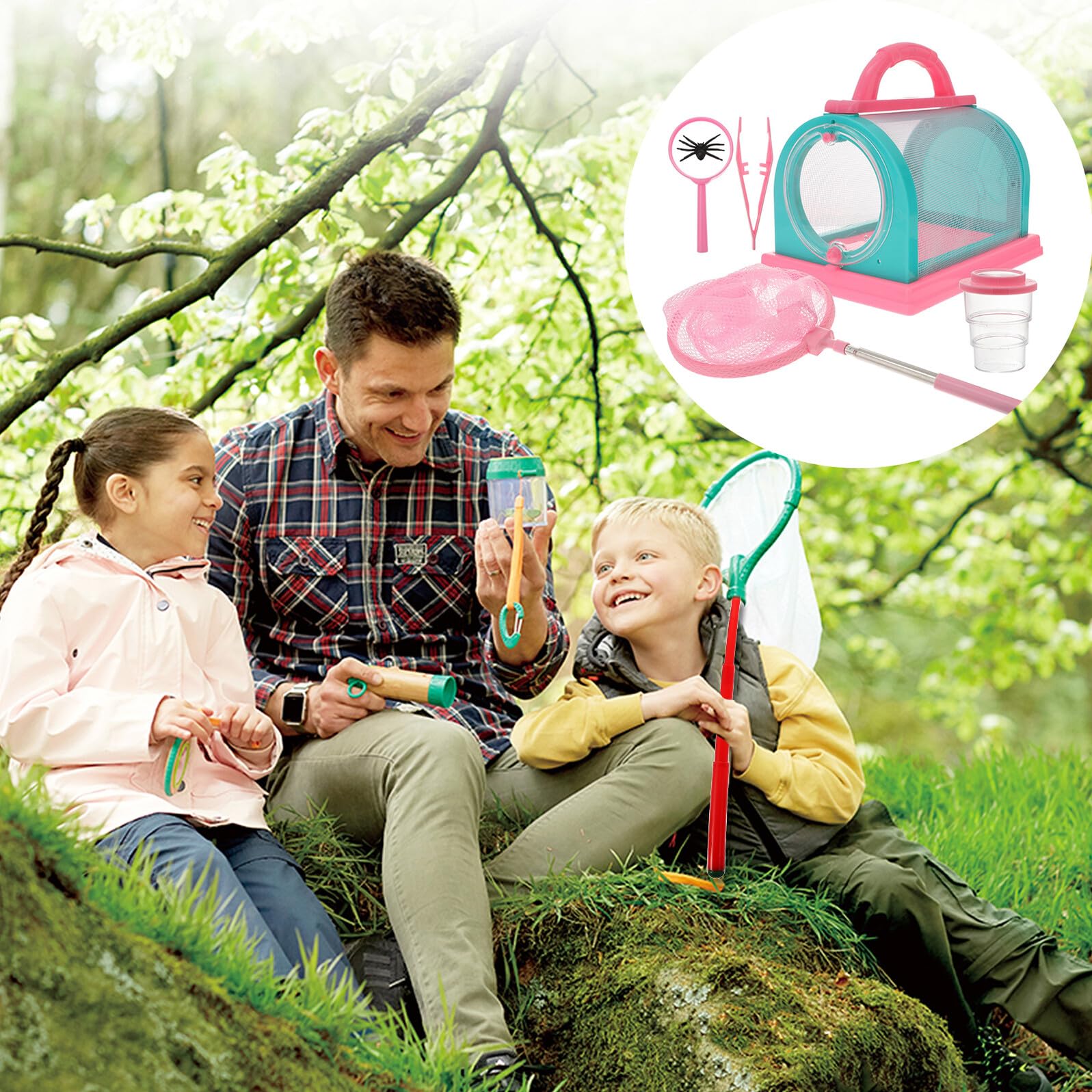 Kit de Captura de Exploración 5 Piezas Plástico y Tela para Niños