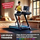 Sportstech Tapis de Course Professionnel pour Maison, 20 km/h, APP | Grande Surface de Course, Inclinaison 16%, jusqu'à 150 kg | LED & 360° Tabletholder | avec 1 an d'App STL Incluse - 4