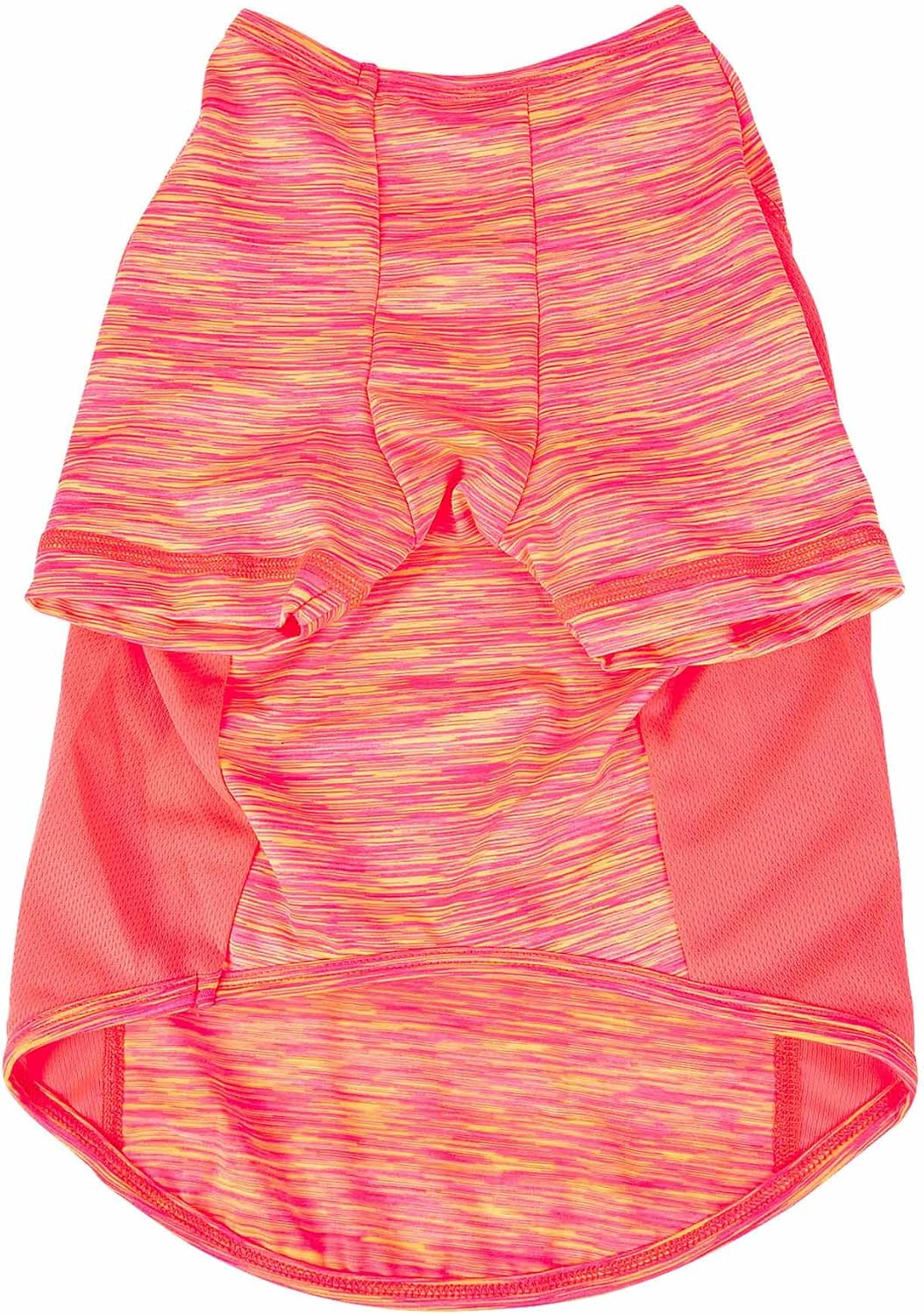 Pet Life Active Warf-Speed Heathered Ultra-Stretch and Quick Dry Reflective Sporty Performance Dog T-Shirt