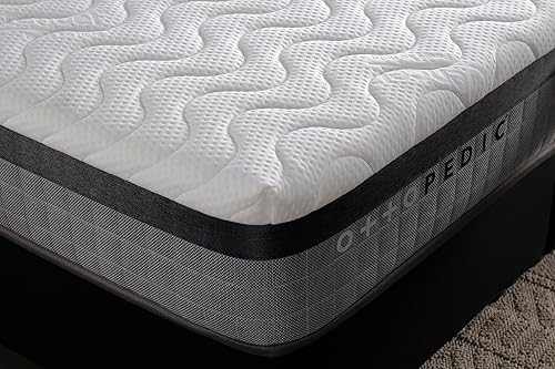 Miniatura 4 de Ottomanson Colchón de espuma viscoelástica Twin XL de 10.5 pulgadas, soporte firme medio y alivio de presión, transpirabilidad mejorada, fabricado
