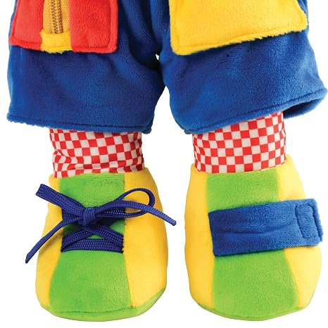 Cre8tive Minds Learn and Play Teddy Bear, 18-Inch Interactive Plush Toy for Kids, Teaches Dressing Skills with Zippers, Buttons, and Buckle, Educational Toy for Ages 2+