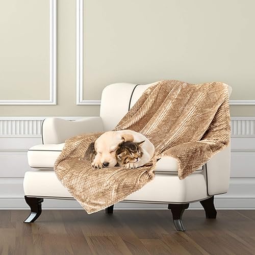 Miniatura 30 de Manta de alta calidad Msicyness para perro, manta polar acolchada, suave y cálida para mascotas, perros y gatos. 1 paquete verde,rosado, (1 Pack