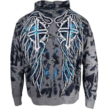Xtreme Couture By Affliction Unisex Oversized Boxy Pullover Hoodie Judgement Night