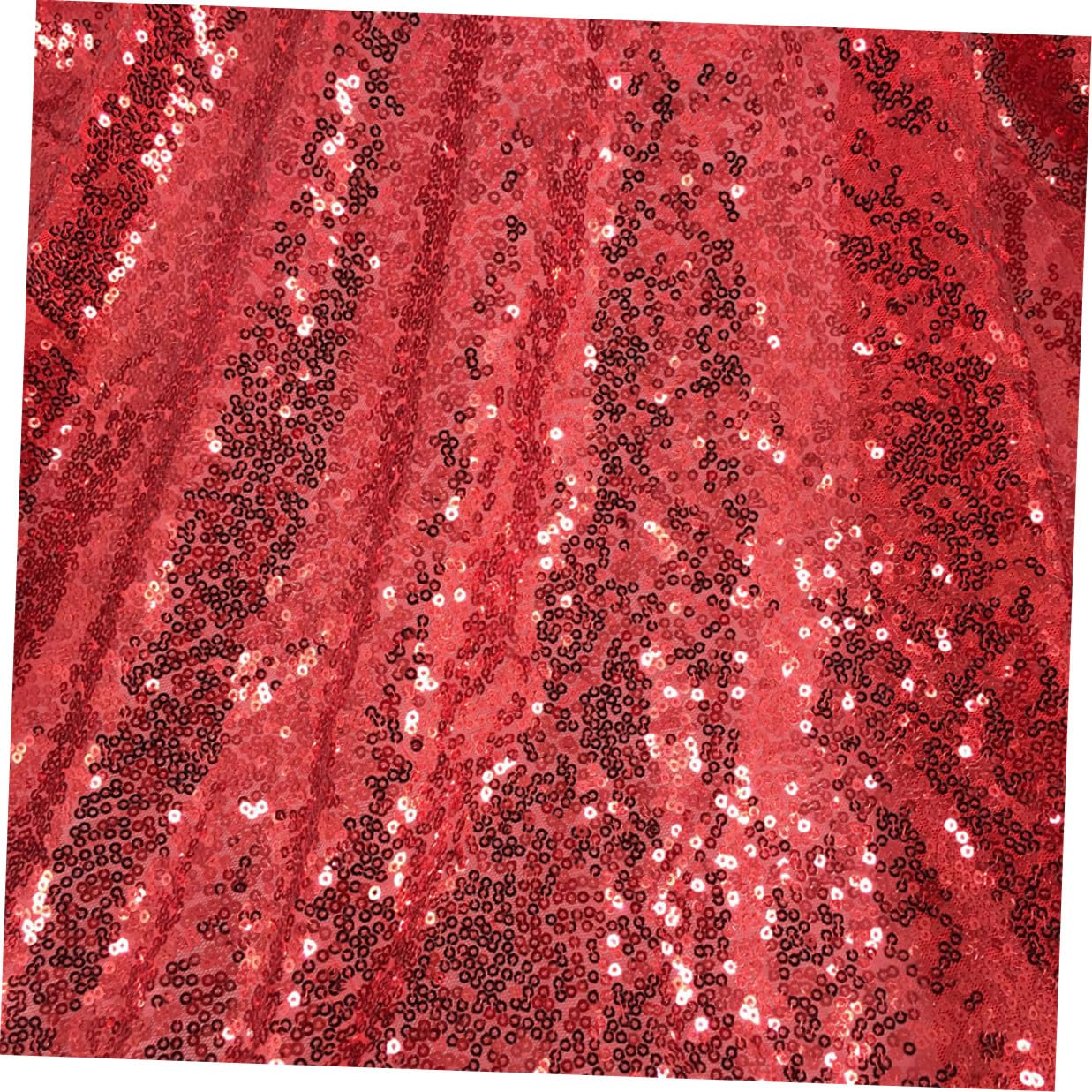Mantel de Lentejuelas Bordado para Bodas y Fiestas, 120x180 Cm, Mantel Rojo Elegante para Decoración de Mesa y Accesorios de Mesa, Adecuado para Eventos y Celebraciones