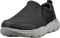 Skechers Men's GOwalk Evolution Ultra Impeccable Shoes - Ultra Go Cushioning, Air-Cooled Goga Mat, Slip-On Walking Sneakers