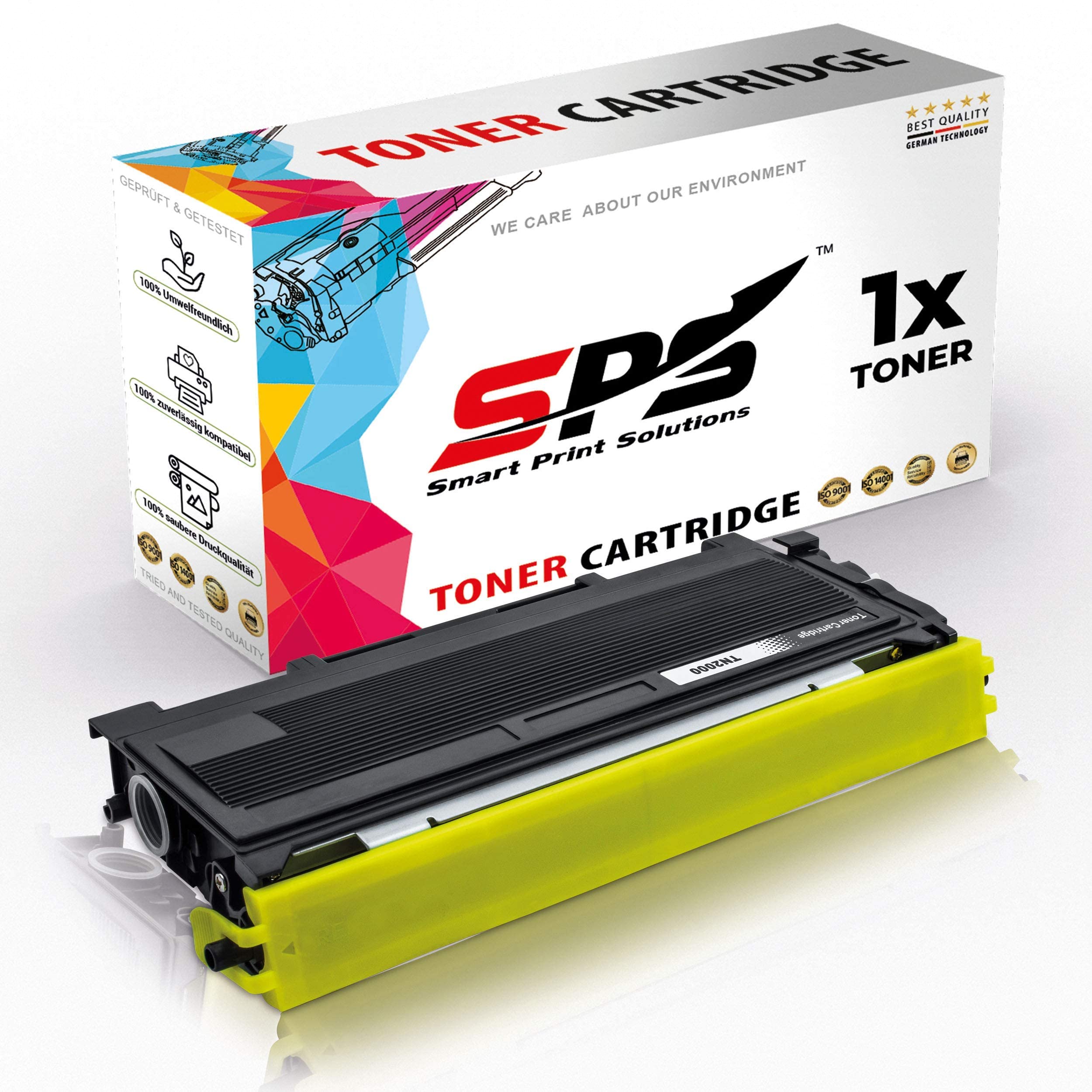 SPS Compatible Toner Cartridges Replacement for Brother TN2000/TN2005 Extra Black for Use with Brother HL-2050