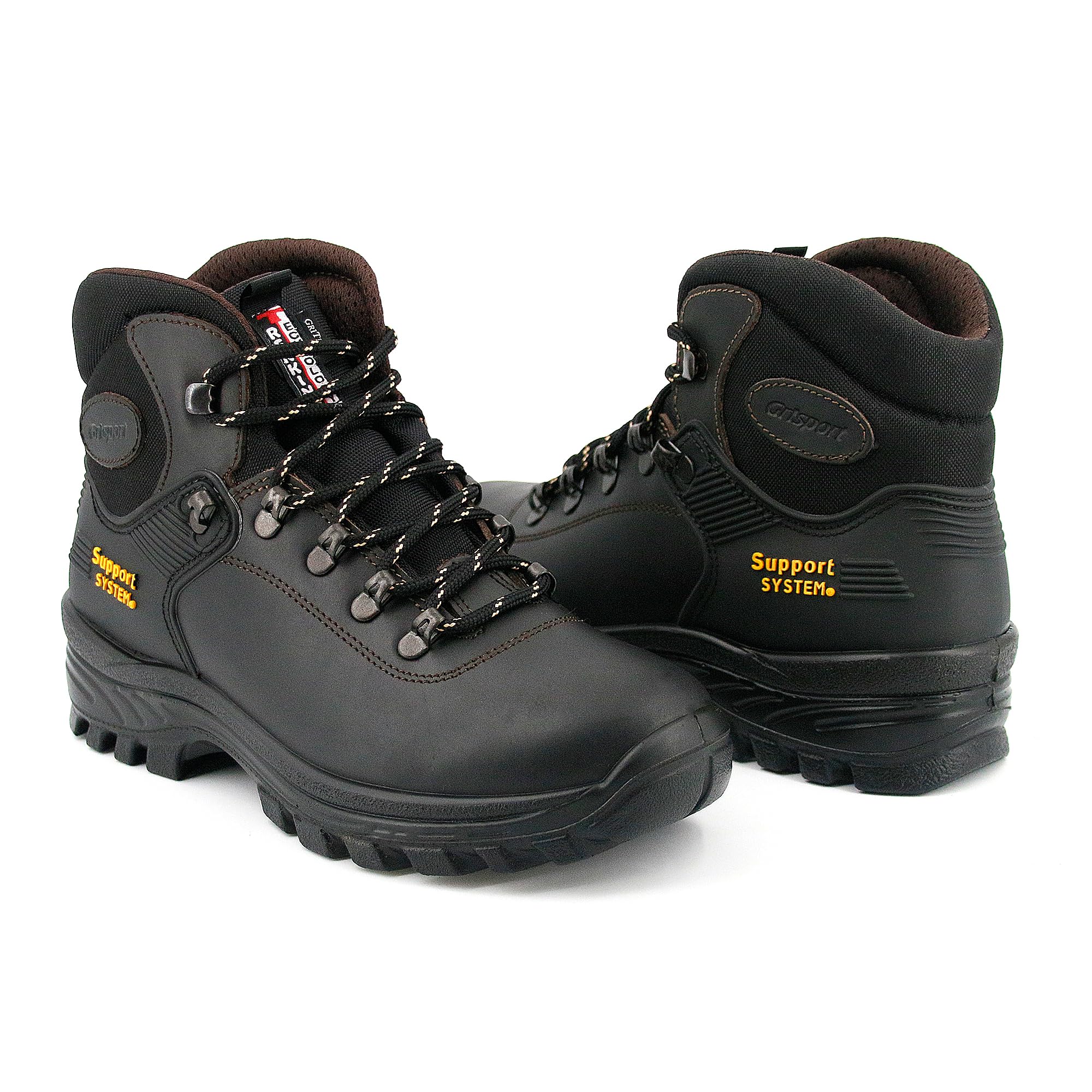 Grisport Scarpe Uomo Traspiranti Trekking Stivali Camminata Scarponi Sneakers Escursionismo Stivali Pelle Lontra Dakar Trekking Montagna Impermeabili (Marrone, 40)