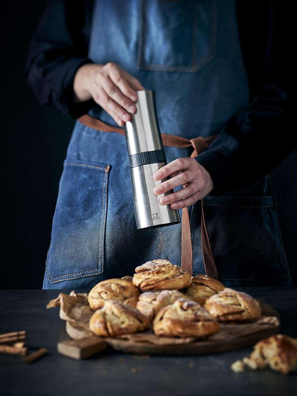 Peugeot - 36904 Peugeot Lanka Cinnamon Mill, Stainless Steel, 8.75 inches