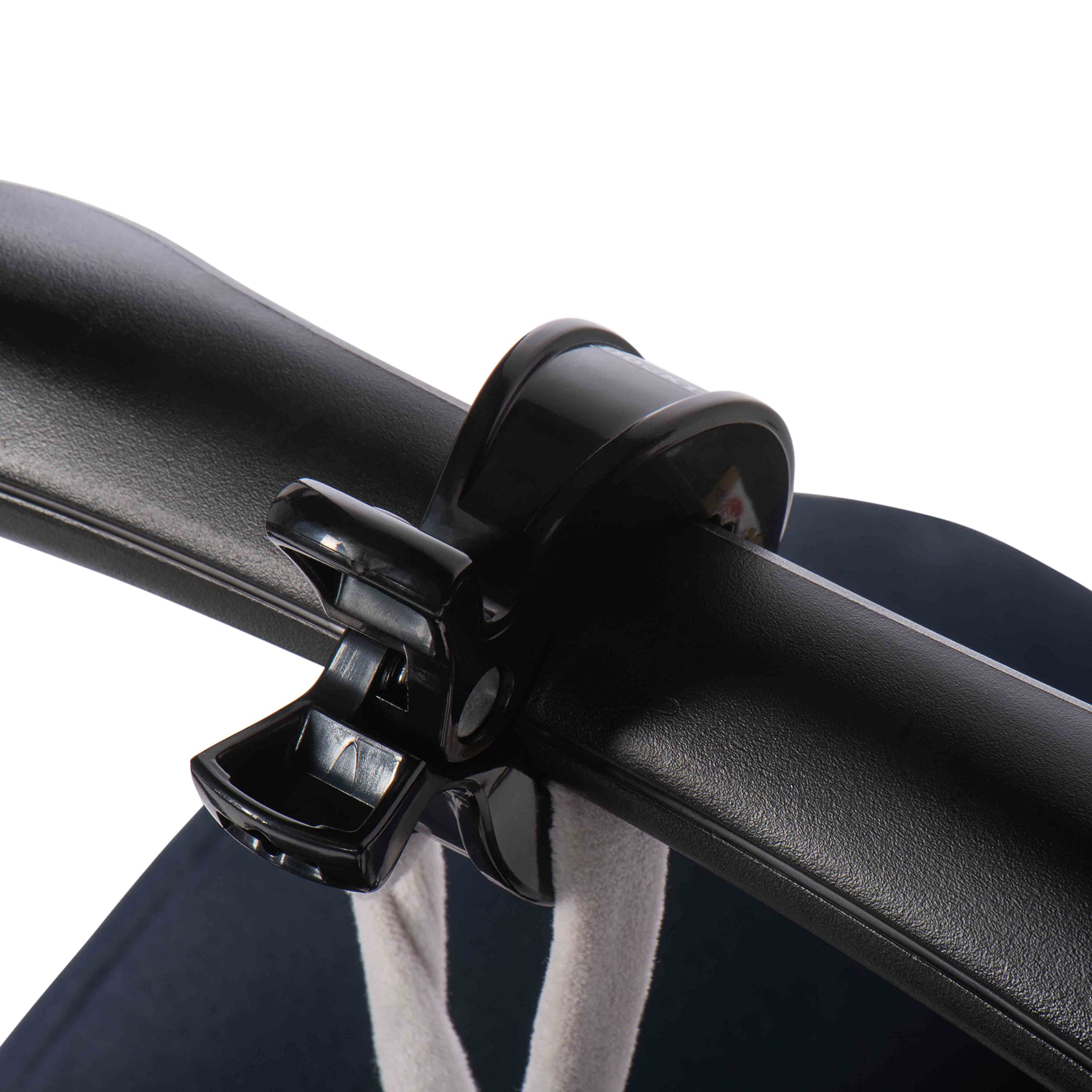 Dooky - Multi Hooks, Pack of 3 - for Pram/Buggy Bags, Pram Hooks Clips Multifunctional Bag Hooks - High Quality Material - Black - Image 3