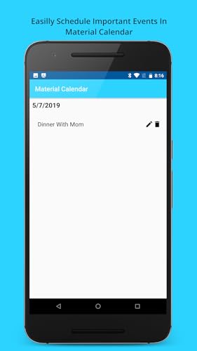 Material Calendar
