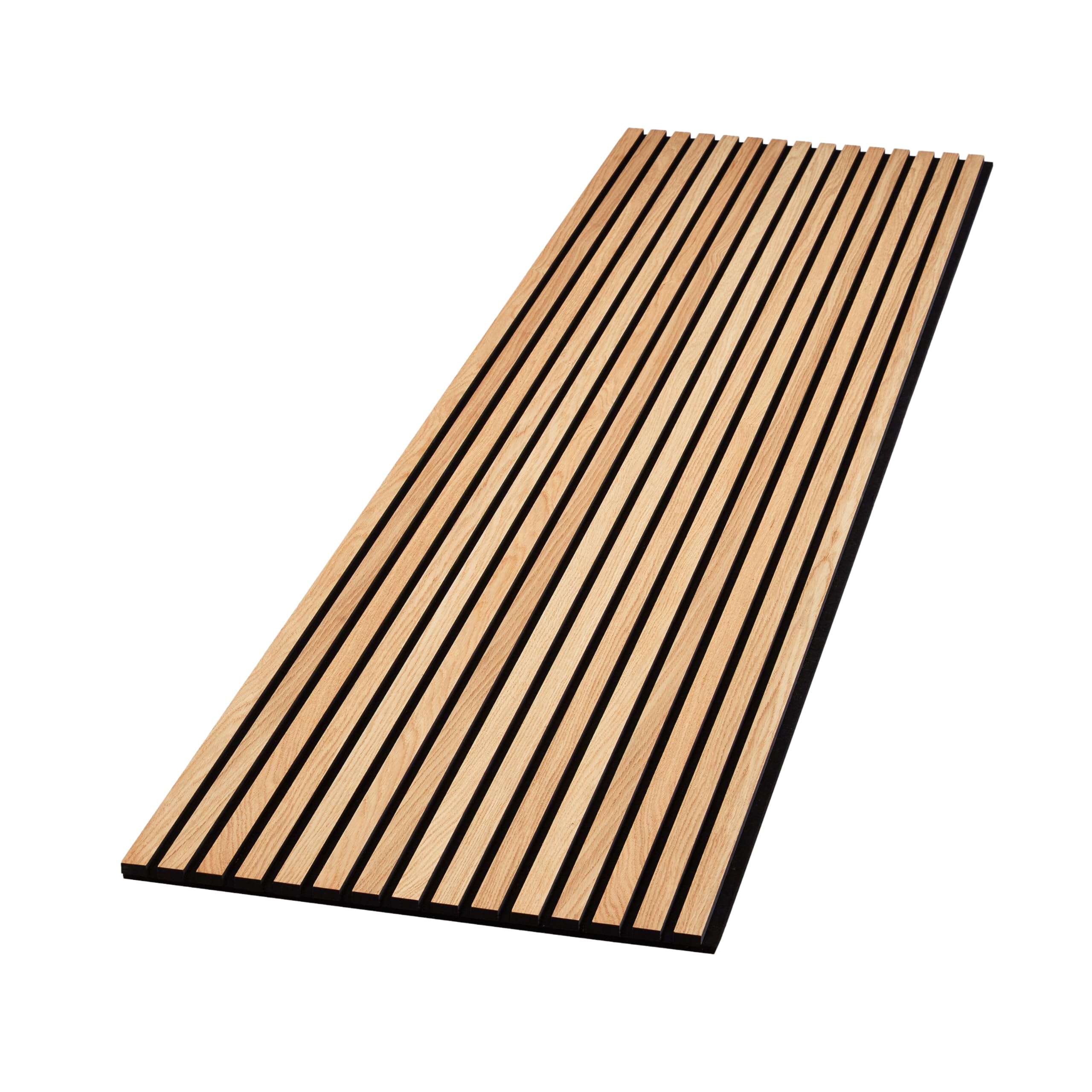 Slatpanel WVH Acoustic Wood Wall Panels (2 x 47.24” x 12.6”, Slatted Oak Veneer)