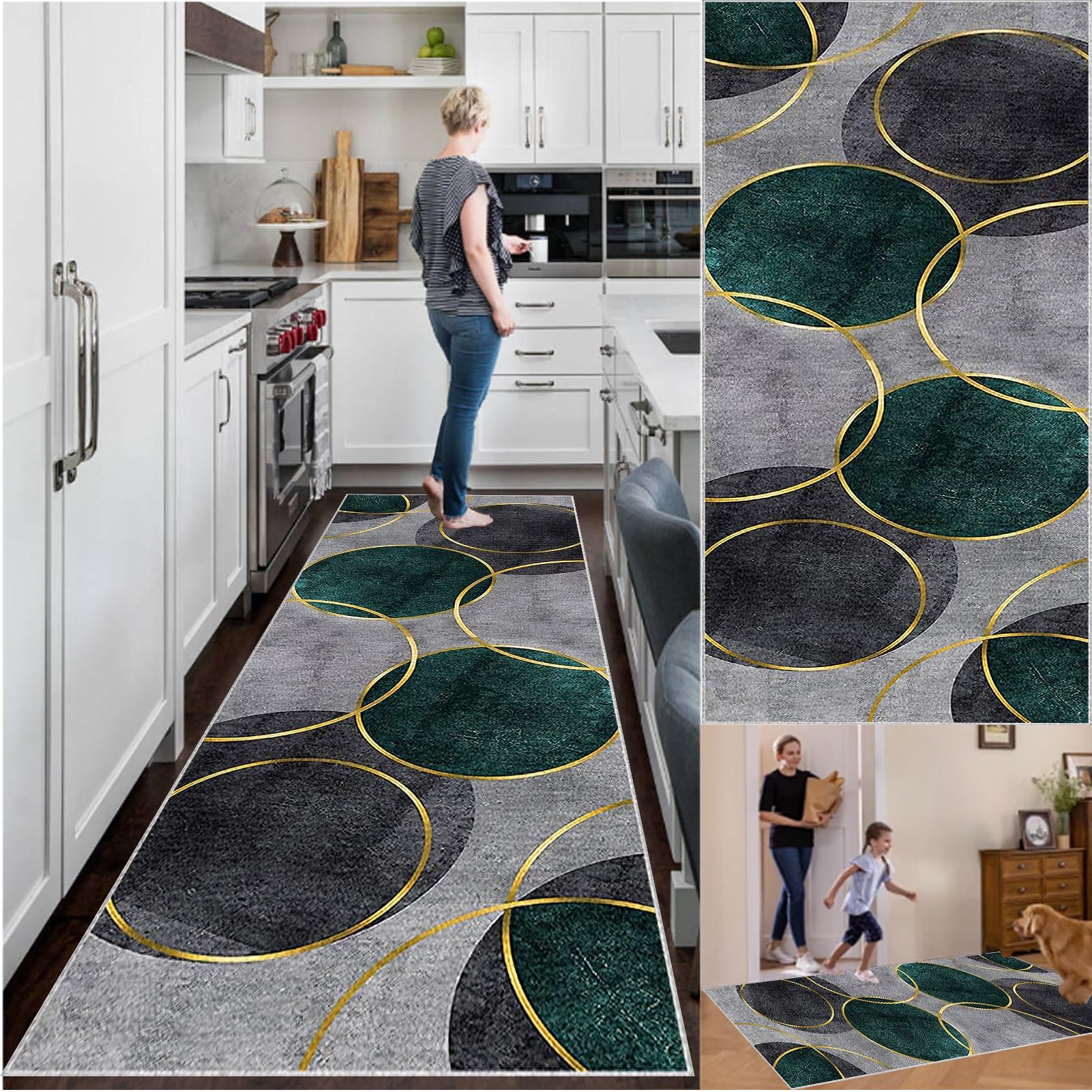 Tapis de sol entrée lavable pour protéger le hall la cuisine et le salon