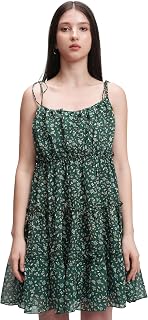 Tokyo Talkies Womens Shoulder Straps Short Dress | Chic & Stylish | Floral Print | Perfect for Parties, Date Nights & Brun... Price In India