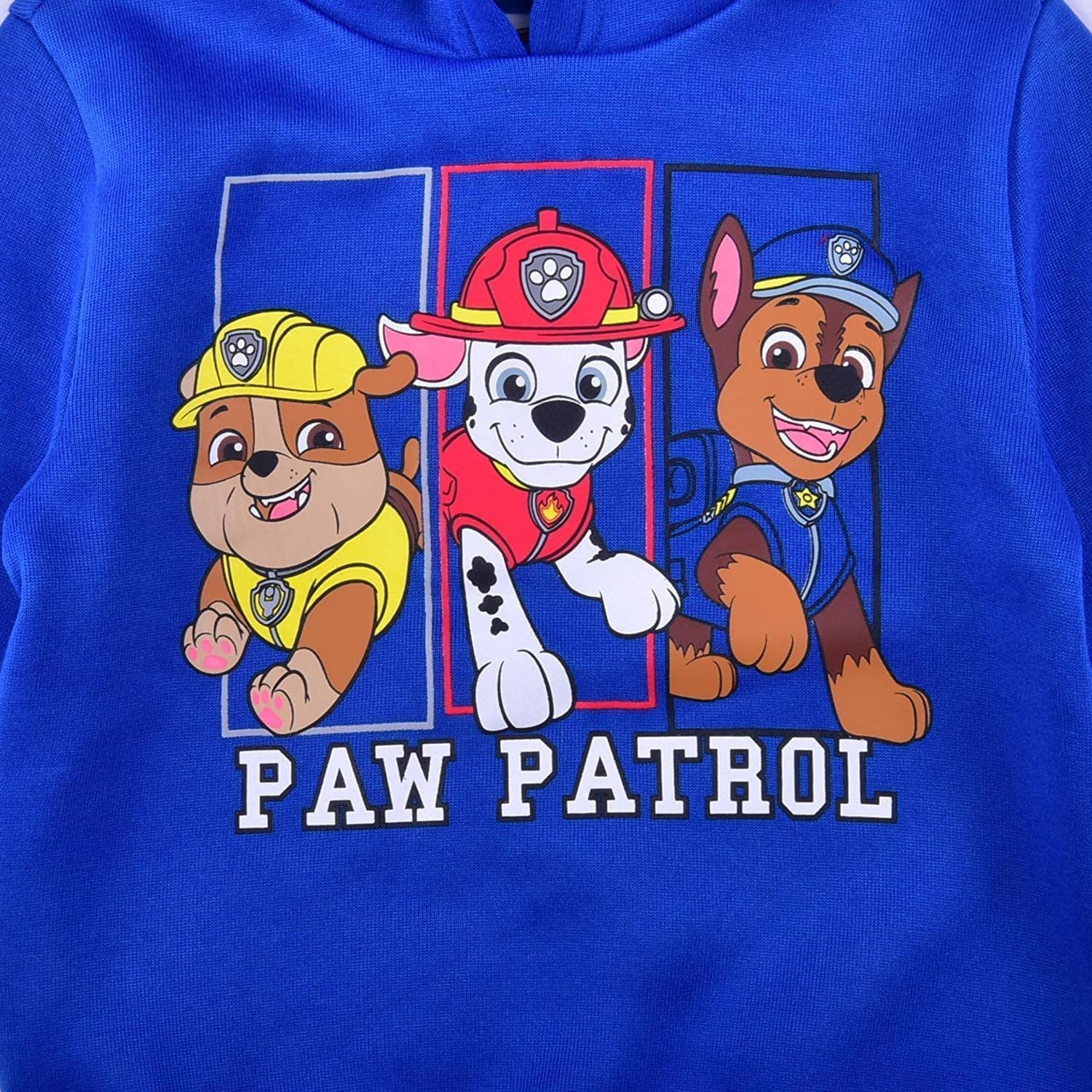 Paw Patrol Nickelodeon Chase, Rubble and Marshall Boys Hoodie for Toddlers and Big Kids - Image 3