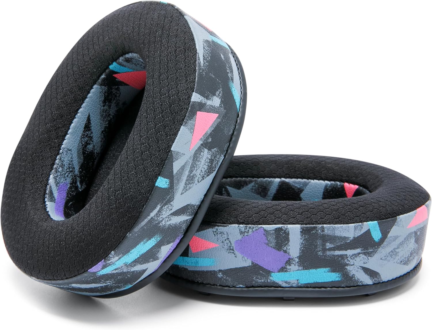 WC Freeze Blackshark - Cooling Gel Earpads for 2020-2022 Razer Blackshark V2 & V2 Pro (Does Not Fit 2023 Model) by Wicked Cushions - Boost Comfort, Thickness, & Sound Isolation | 90's Black