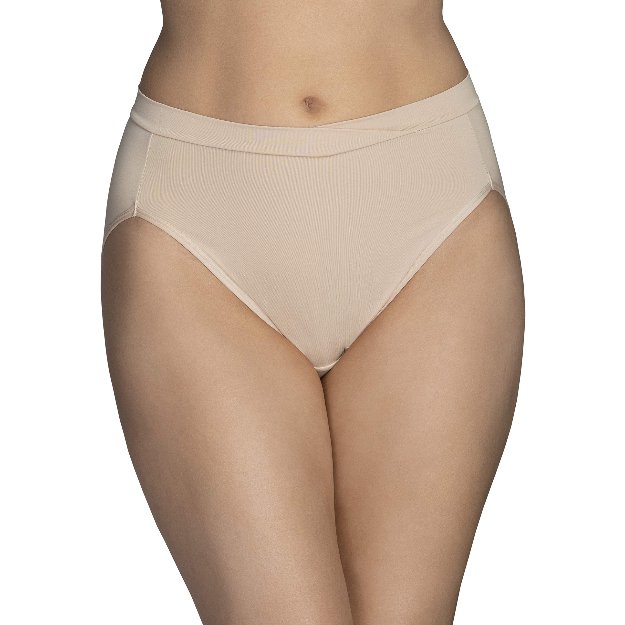 Vanity FairWomen's Beyond Comfort Silky Stretch Hi Cut Panty 13291 Briefs