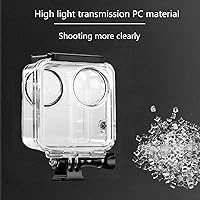 Vista 3 de Carcasa impermeable para cámara de acción Gopro Max, carcasa protectora de buceo subacuático de 98.4 ft con accesorios de soporte