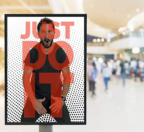 Miniatura 2 de Zap Education Shia LaBeouf - Póster con cita – Just Do It – 16 x 20 – Motivacional – Inspirador – Mente de crecimiento – Decoración de dormitorio –