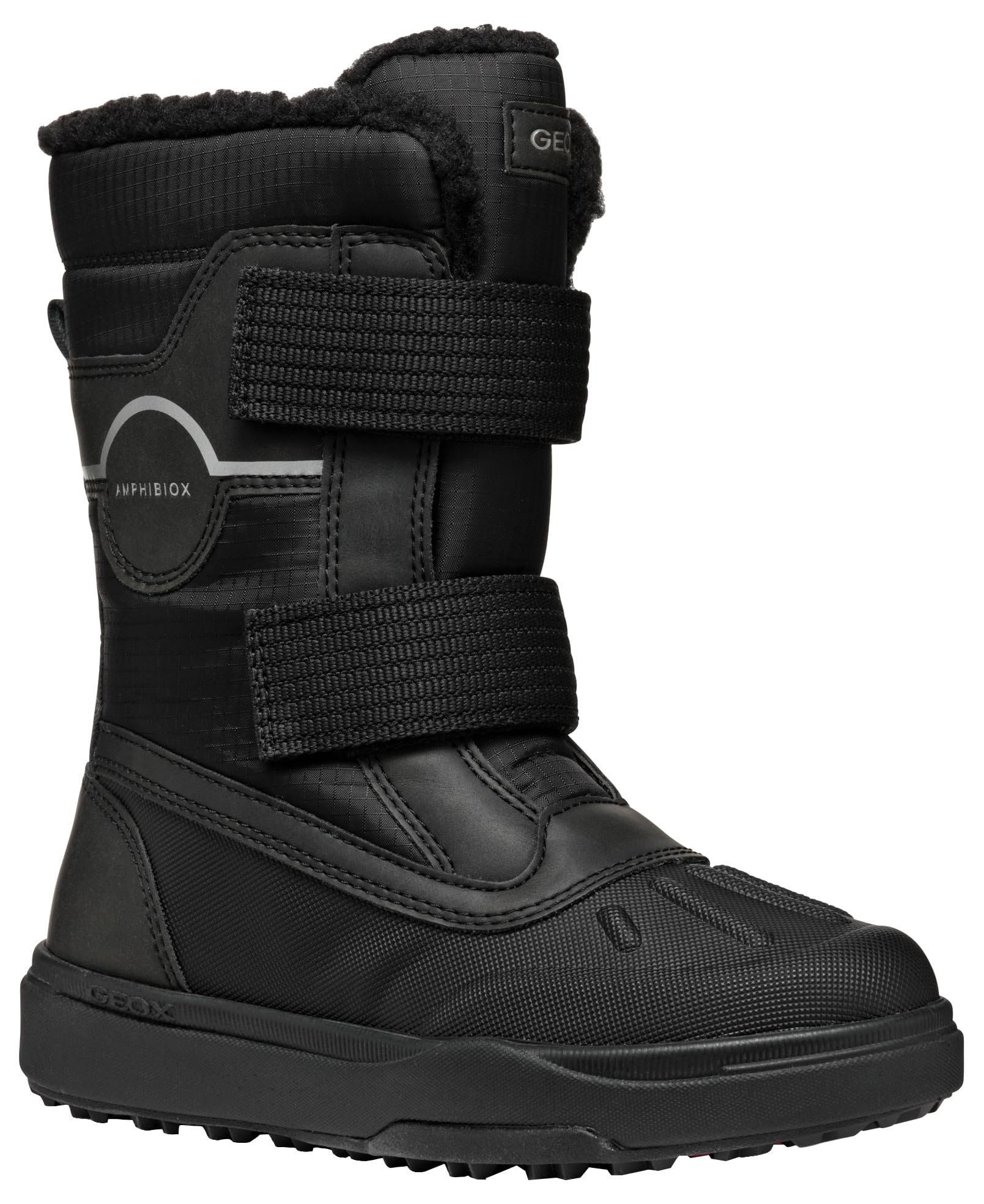 Geox J BUNSHEE PG BOY B A, Snow Boot, Black,